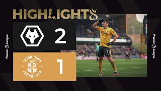 Hwang back on target  Wolves 21 Luton  Highlights [upl. by Erdrich]