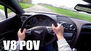 POV Bentley Continental GT V8 40 BiTurbo 507 HP FAST Onboard Drive amp Sound [upl. by Peri193]