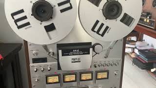 AKAI GX630DSS 4 channel quad 105 inch reel to reel demo [upl. by Dwaine]