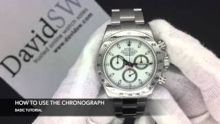 Rolex Cosmograph Daytona Tutorial [upl. by Ahtanaram]