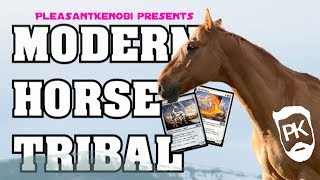 MTG  BREAKING MODERN  Modern Horse Tribal  Giddy Up [upl. by Faxon]