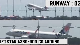 JetStar A320200 Go Around at Busselton Airport Dec 2nd [upl. by Yacano]