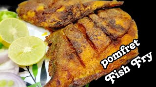 Pomfret Fish Fry Recipe  Restaurant Style Crispy Pomfret Fish Fry  fishfryrecipe [upl. by Yenffad]