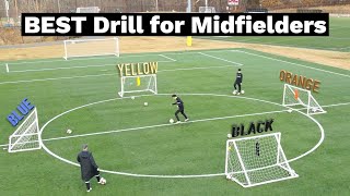 The Best Soccer Drill For Midfielders [upl. by Godspeed554]