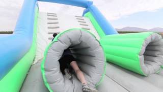 Insane Inflatable 5K Obstacle Tour [upl. by Natassia]