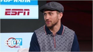 Vasyl Lomachenko previews fight vs Anthony Crolla eyes Mikey Garcia bout  SportsCenter [upl. by Lyrpa201]