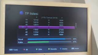 TRT 1 Frekans Ayarı ve Biss Şifresi Ekleme botech uydu alıcısı [upl. by Viv355]