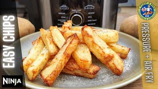 Ninja Foodi 101 CHIPS  Fries THE BEST Steak House Chips Air Fryer Air Crisp Pressure Cook [upl. by Peatroy]