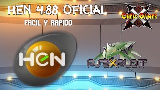 HEN 488 OFICIAL PS3xploitcom  100 efectivo y fácil [upl. by Lennahc947]