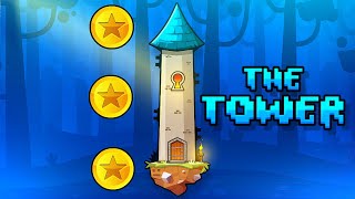 The Tower ALL LEVELS All Coins  Geometry Dash 22 [upl. by Teddi]