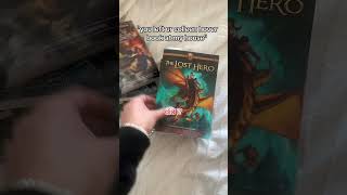 these are the only books in this household percyjackson booktok pjo  credit luhuiz [upl. by Aratahc]