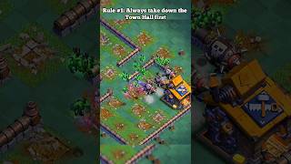 Always take down the builder Hall first ll Clash of clans ll shorts clashofclans coc [upl. by Llenroc]