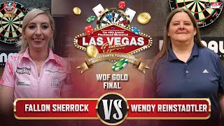 Fallon Sherrock vs Wendy Reinstadtler  WDF Gold Final  Las Vegas Open [upl. by Emanuel]