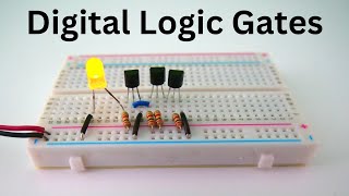 Digital Logic Gates from Transistors AND NAND OR NOR XOR XNOR Buffer and Inverter [upl. by Miett165]