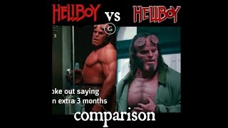 Hellboy 2004 vs 2019 comparison [upl. by Warrin]