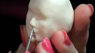 How To Sculpt Pretty Faces in Polymer Clay Tutorial Highlight Reel [upl. by Johnathan]