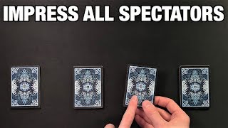 This Magnificent NO SETUP Card Trick Will BLOW MINDS [upl. by Merrick]