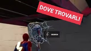 DOVE TROVARE I GUANTI MITICI DI SPIDER MAN SU FORTNITE 🕸️ [upl. by Aicargatla]