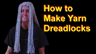 How to Make Dreadlocks From Yarn For Cosplay [upl. by Wilden]