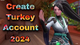 How to Create Turkey Account In Valorant 2024  Create Turkish Accont [upl. by Devonna]