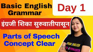 Basics Of English  English Grammar Course  Class 1  Best Explanation  Aishwarya Patekar [upl. by Lindly]