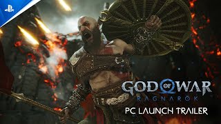 God of War Ragnarök  Launch Trailer  PC Games [upl. by Ythomit]