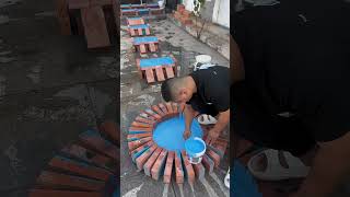 P786New waterproof material Crack repair Roof waterproofing projectXCement surface brick [upl. by Wadell653]