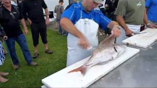 My 10lb Snapper Filleted in 30 seconds [upl. by Foote]