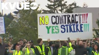 Boeing machinists vote to reject contract offer strike [upl. by Anib]