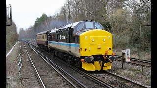 A Tractor Twofer ScotRail 37409 at Shawford amp HNRC 37405 at Mottisfont  other bits  05022024 [upl. by Eelrefinnej]