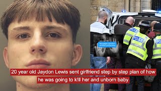 20 year old Jaydon Lewis sent girlfriend 58 messages of how he was going to kll her and unborn baby [upl. by Philippine]