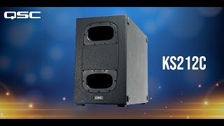 QSC KS212C UNBOXING CARDIOID ACTIVE SUBWOOFER 2 X 12quot 3600WATT SUB BASS [upl. by Ner]