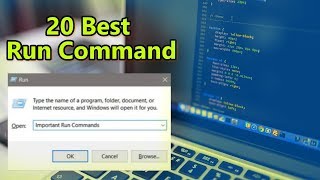 20 Important Run Commands Every Windows User Should Know [upl. by Aseeram158]