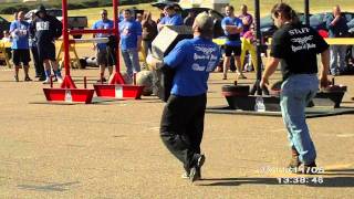 North American Strongman Nationals 2011 Husefeldt Stone Carry [upl. by Wilow282]