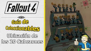 Fallout 4  Guía de Coleccionables  Ubicación de los 20 Cabezones [upl. by Etnuahs325]