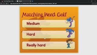 BBC Bitesize KS1 Literacy Matching Word Golf [upl. by Ahsiel]