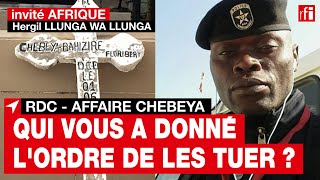 Affaire Chebeya  « C’est à l’inspection générale de la police qu’on les a étouffés » [upl. by Aitnas]