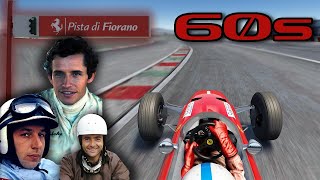 FERRARI F1 ONBOARD a FIORANO dal 1950 al 2024  PARTE 2 anni 60 [upl. by Sigismondo]