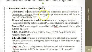 Codice Amministrazione Digitale  CAD Parte 11 [upl. by Thisbe]