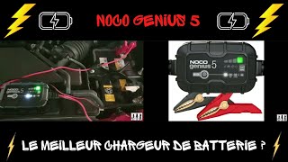 Chargeur de batterie voiture NOCO Genius 5 Automatique intelligent indispensable [upl. by Alokin266]