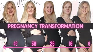 PREGNANCY TRANSFORMATION Беременность по неделям Pregnancy Week by Week [upl. by Iel975]