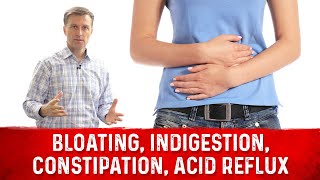 Bloating  Indigestion  Constipation  Acid Reflux – DrBerg [upl. by Aicnilav397]