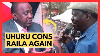 🔥Uhuru Kenyatta CONS Raila again not to join RUTO cabinet SLOTS [upl. by Eillek]