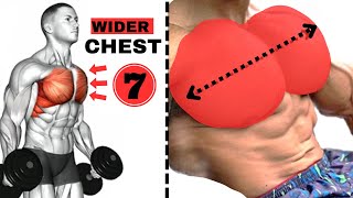 7 best exercises for BIGGER AND WIDER CHEST [upl. by Peta]