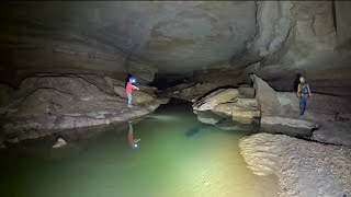 150ft Deep Hole Leads To Secret River Cave [upl. by Oicnecserc]