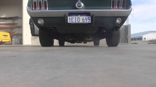 1967 Ford Mustang w Magnaflow Stainless Exhaust [upl. by Susejedesoj]