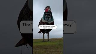 Enchanted Highway GIANT metal sculptures in remote North Dakota shorts [upl. by Joktan278]