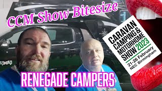 Caravan Camping amp Motorhome Show Renegade Campers  NEC Bitesize [upl. by Adala]