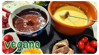 Fondue de Queijo e de Chocolate  Saboroso e Barato [upl. by Icyac]