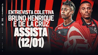 Entrevista Coletiva  Bruno Henrique e Nicolás de la Cruz  AO VIVO  1201 [upl. by Aiciram]